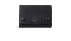 Mulberry Clifton Wallet, Leather, Black, MIE, 2*